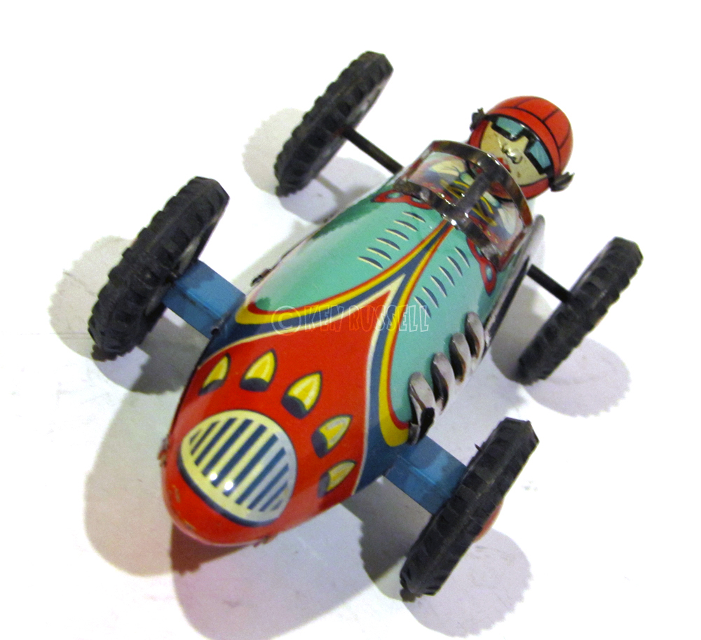 1956 MODERN TOYS ROCKET RACER No 8 MADE IN JAPAN  