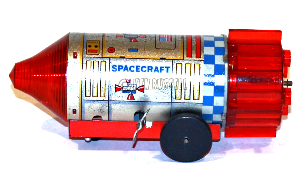 1969 ULTRA RARE DAIYA MECHANICAL SPACE CRAFT JAPAN  