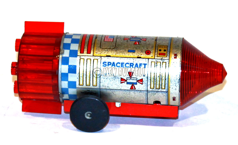 1969 ULTRA RARE DAIYA MECHANICAL SPACE CRAFT JAPAN  